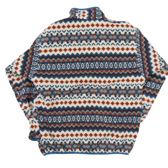 Patagonia Synchilla Mens Fair Isle Fleece Snap T - Picture 2 of 8
